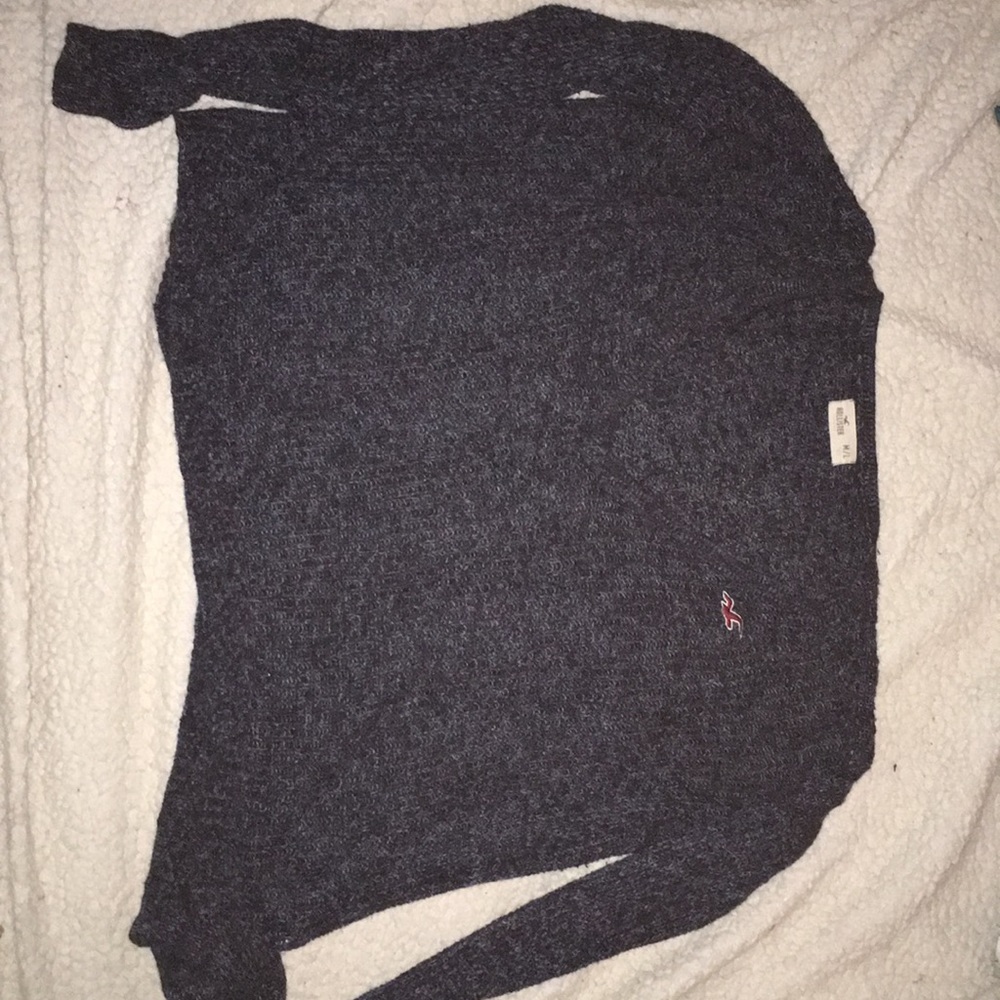 Hollister Oversized Blue Knit Sweater